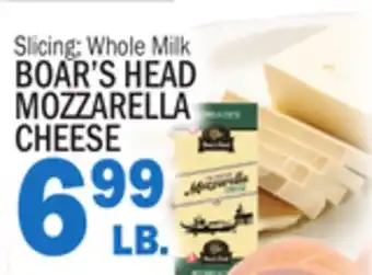 Bravo Supermarkets BOAR'S HEAD MOZZARELLA CHEESE offer
