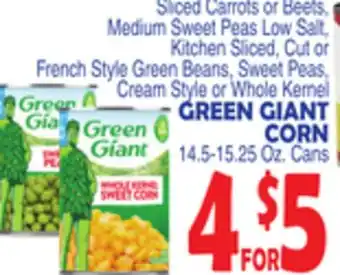 Bravo Supermarkets GREEN GIANT CORN offer