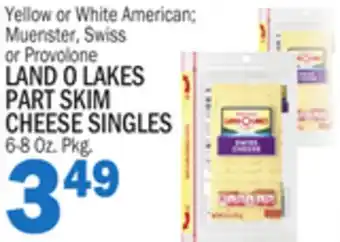 Bravo Supermarkets LAND O LAKES PART SKIM CHEESE SINGLES offer