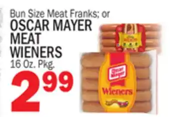 Bravo Supermarkets OSCAR MAYER MEAT WIENERS offer