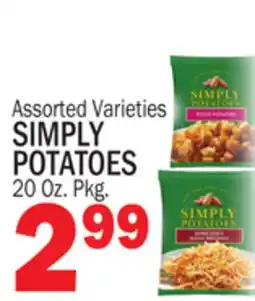 Bravo Supermarkets SIMPLY POTATOES offer