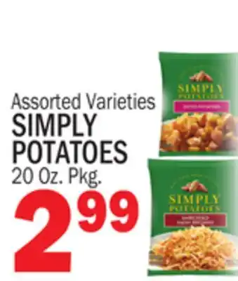 Bravo Supermarkets SIMPLY POTATOES offer