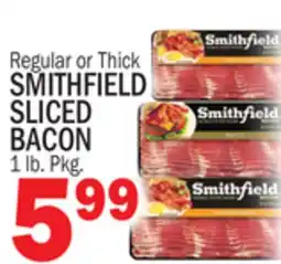 Bravo Supermarkets SMITHFIELD SLICED BACON offer