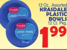 Bravo Supermarkets KRASDALE PLASTIC BOWLS offer