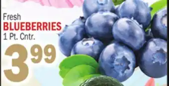 Bravo Supermarkets FRESH BLUEBERRIES offer