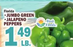 Bravo Supermarkets JUMBO GREEN, JALAPENO PEPPERS offer