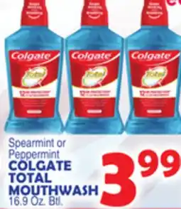Bravo Supermarkets COLGATE TOTAL MOUTHWASH offer