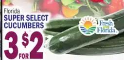 Bravo Supermarkets SUPER SELECT CUCUMBERS offer