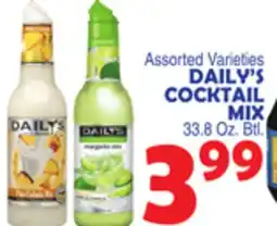 Bravo Supermarkets DAILY'S COCKTAIL MIX offer