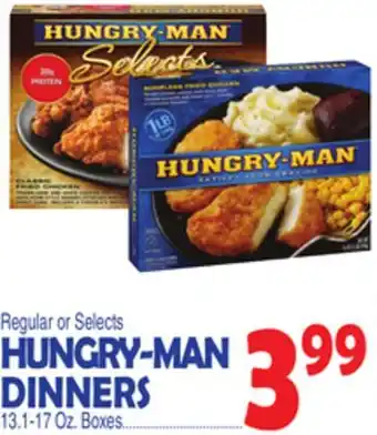 Bravo Supermarkets HUNGRY-MAN DINNERS offer