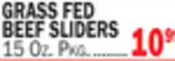 Bravo Supermarkets AUTHENTICITY PROVISIONS GRASS FED BEEF SLIDERS offer