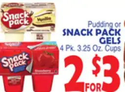 Bravo Supermarkets SNACK PACK GELS offer