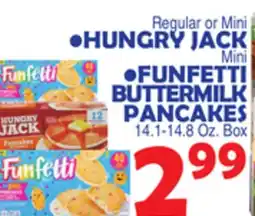 Bravo Supermarkets HUNGRY JACK Mini, FUNFETTI BUTTERMILK PANCAKES offer