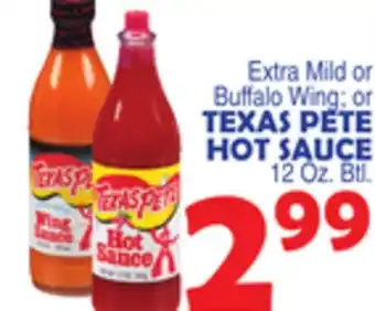 Bravo Supermarkets TEXAS PETE HOT SAUCE offer