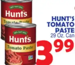 Bravo Supermarkets HUNT'S TOMATO PASTE offer