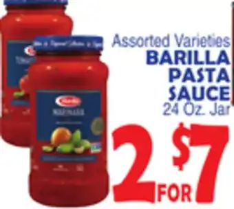 Bravo Supermarkets BARILLA PASTA SAUCE offer