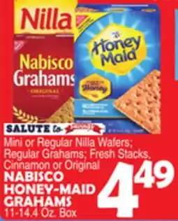 Bravo Supermarkets NABISCO HONEY-MAID GRAHAMS offer