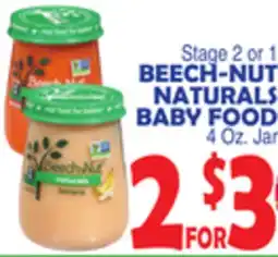 Bravo Supermarkets BEECH-NUT NATURALS BABY FOOD offer