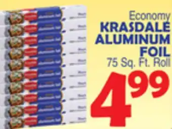 Bravo Supermarkets KRASDALE ALUMINUM FOIL offer
