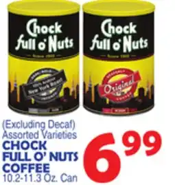 Bravo Supermarkets CHOCK FULL O'NUTS COFFEE offer