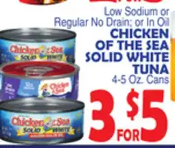 Bravo Supermarkets CHICKEN OF THE SEA SOLID WHITE TUNA offer