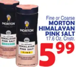 Bravo Supermarkets MORTON HIMALAYAN PINK SALT offer