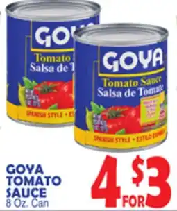Bravo Supermarkets GOYA TOMATO SAUCE offer