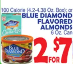 Bravo Supermarkets BLUE DIAMOND FLAVORED ALMONDS 6 Oz. Can offer