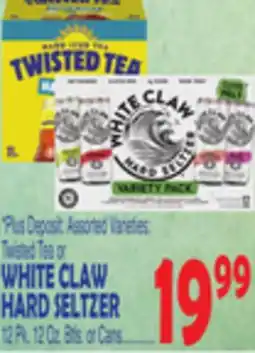 Bravo Supermarkets WHITE CLAW HARD SELTZER offer