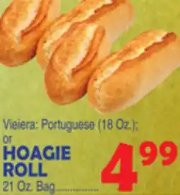 Bravo Supermarkets HOAGIE ROLL 21 Oz. Bag offer