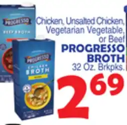 Bravo Supermarkets PROGRESSO BROTH offer