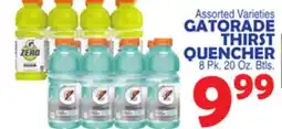 Bravo Supermarkets GATORADE THIRST QUENCHER offer