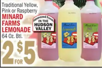 Bravo Supermarkets MINARD FARMS LEMONADE offer