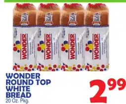 Bravo Supermarkets WONDER ROUND TOP WHITE BREAD offer