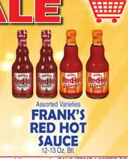 Bravo Supermarkets FRANK'S RED HOT SAUCE offer