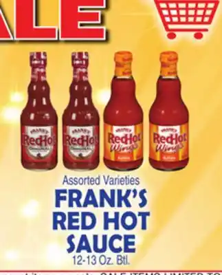 Bravo Supermarkets FRANK'S RED HOT SAUCE offer