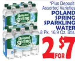 Bravo Supermarkets POLAND SPRING SPARKLING WATER offer