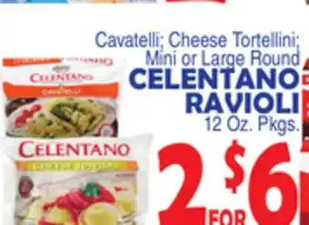 Bravo Supermarkets CELENTANO RAVIOLI offer
