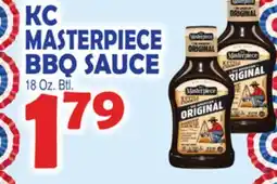 Bravo Supermarkets KC MASTERPIECE BBQ SAUCE offer
