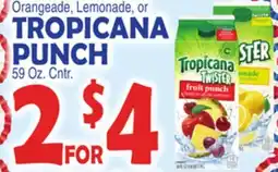 Bravo Supermarkets TROPICANA PUNCH offer