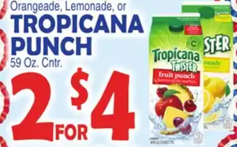 Bravo Supermarkets TROPICANA PUNCH offer