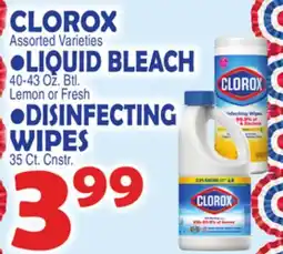 Bravo Supermarkets CLOROX offer