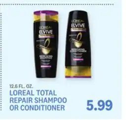Kings Food Markets LOREAL TOTAL REPAIR SHAMPOO OR CONDITIONER offer
