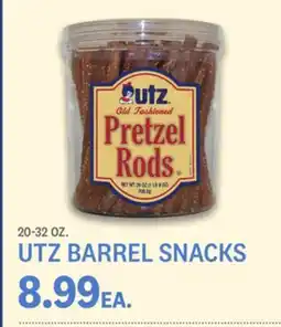 Kings Food Markets UTZ BARREL SNACKS offer
