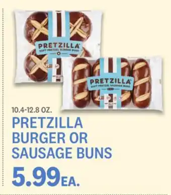 Kings Food Markets PRETZILLA BURGER OR SAUSAGE BUNS offer