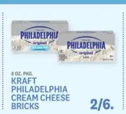 Kings Food Markets KRAFT PHILADELPHIA CREAM CHEESE BRICKS offer
