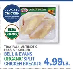 Kings Food Markets BELL & EVANS ORGANIC SPLIT CHICKEN BREASTS offer