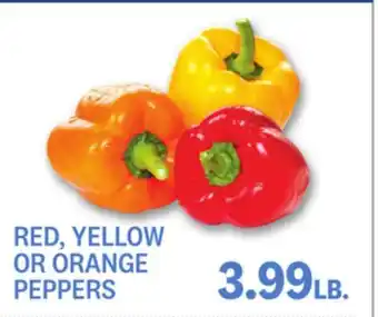 Kings Food Markets RED, YELLOW OR ORANGE PEPPERS offer