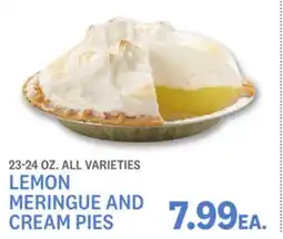 Kings Food Markets LEMON MERINGUE AND CREAM PIES offer