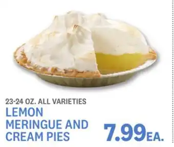 Kings Food Markets LEMON MERINGUE AND CREAM PIES offer